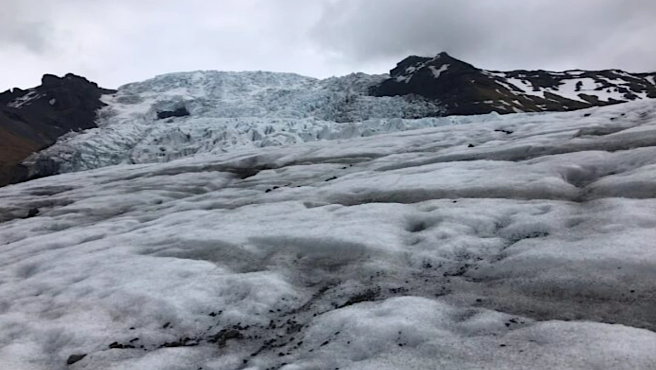 Iceland’s Vatnajökull glacier. Credit: Dr Martin Suttle